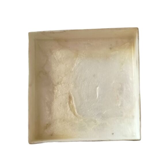 Capiz Shell Trinket Box Cardinal Handpainted Jewelry Mother Of Pearl Jewelry - Picture 7 of 16